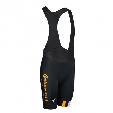 Continental Cycling Bibshorts Noir / Jaune