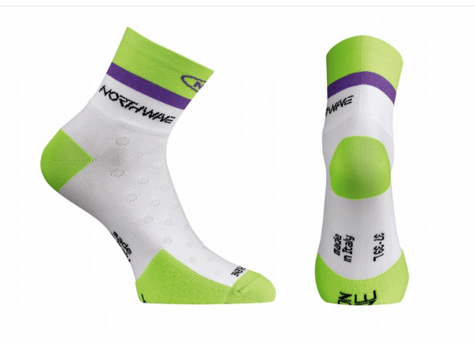 Chaussette LOGO vert/blanc Femme Chaussette LOGO vert/blanc Femme