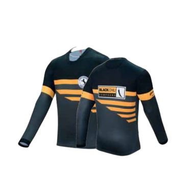 Continental MTB Longsleeve Noir / Jaune